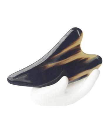 MAGICLULU 1pc Scraping Body Horn Jade Scraping Board Scraping Tool Facial Massage Tools Rose Quartz Point Eye Massager Face Lifting Facial Tool Face Roller Massager Multifunction Beauty Film