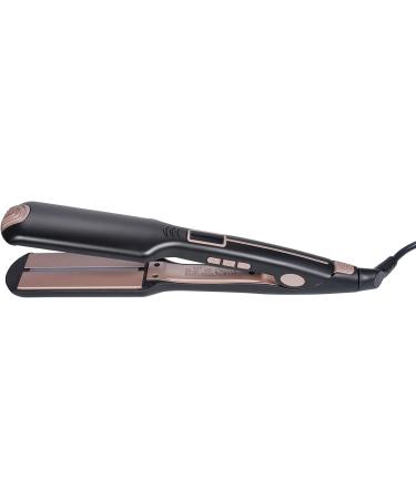 Adjustable Temperature Wide Plate Hair Straightener | 2.2 in Fluffy Electric Iron - International Shipping Available - Buy Online on GoSupps.com