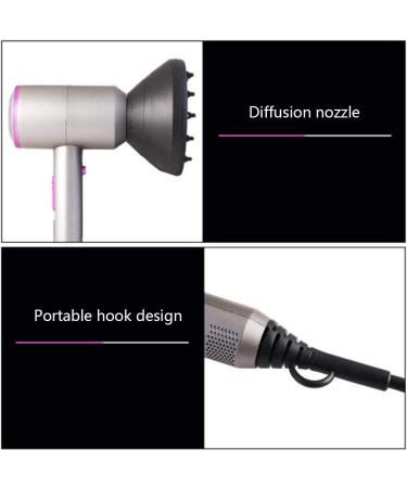 Hair Dryer Professional Ionic Hairdryer 2000W Salon Fast Drying Blow Dryers 3 Heat Settings Low Noise Blow Dryers Powerful AC Motor with 2 Nozzle and Diffuser for Home and Salon Men and Women Small - Buy Online on GoSupps.com