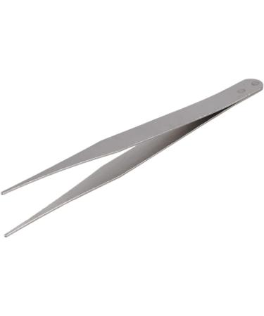 Daweglop Stainless Steel Pointed Tweezers 4.5 - Precision Silver Tweezers for Eyebrows & Beauty | Fast International Shipping - Buy Online on GoSupps.com