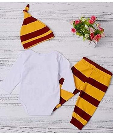 Baby Snuggle This Muggle Bodysuit Set with Striped Pants & Hat - Size 70 (0-6M) - Buy Online on GoSupps.com
