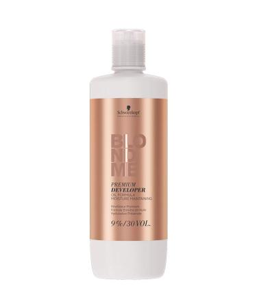 BlondMe 9% / 30 Vol Developer + Lightener 9+ Bundle - 1L Developer, 450g Lightener, Tint Brush/Comb - Buy Online on GoSupps.com