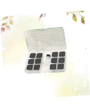 JECOMPRIS Black Contact Lens Case with Tweezers Portable Mussel Shell Design Perfect for Travel | 15.8x9.5cm Lens Care Container - Buy Online on GoSupps.com