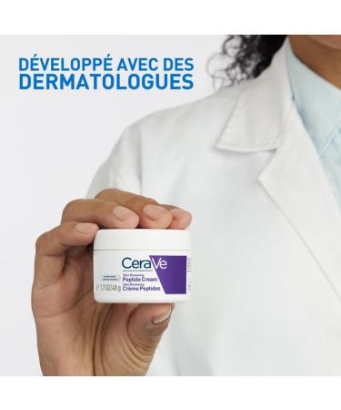 CeraVe - Cr me Peptides Anti-rides Skin Renewing - Cr me Nuit Raffermissante Visage - Peau Plus Rebondie Apr s 8 Semaines* - Peptides + Niacinamide + 3 C ramides - Convient aux Peaux Sensibles - 48g - Buy Online on GoSupps.com