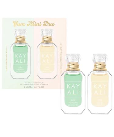 KAYALI Mini Yum Perfume Duo Set 2 X 5 ml (Yum Pistachio Gelato 33 Eau de Parfum Intense and Yum Boujee Marshmallow 81 Eau de Parfum)