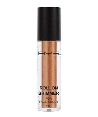 BYS Face and Body Roll On Glitter Shimmer Bronze