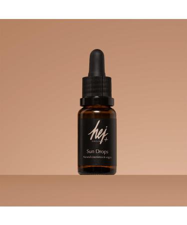 Sun Drops (15 ml) - Gentle Self-Tanner with DHA & Aloe Vera Vegan Formula for Adaptable Tanning | Hej Organic - Buy Online on GoSupps.com