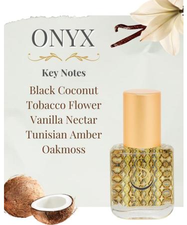 Onyx Organic Perfume Oil Extract Roll-On by Sage- 1/4 oz Vegan & Cruelty-Free Earthy Scent Black Coconut Vanilla Oakmoss Onyx 1/4 oz Extract Roll-On - Buy Online on GoSupps.com