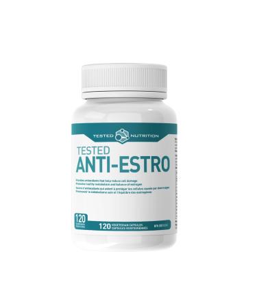 Tested Nutrition Tested Anti-Estro Capsules | Promotes Healthy Metabolism Estrogen Balance Source of Antioxidants for Men & Women | 120 Servings (120 Capsules)