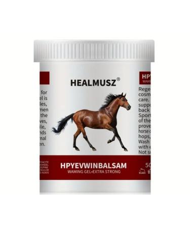 Horse Balm Horse Chestnuts Contains Chamomile Red Vine Leaves Hops Extra Strenght Warming Massage Gel Strong Moisturizing Lotion (16.9) Clear 16.9 Ounce (Pack of 1)