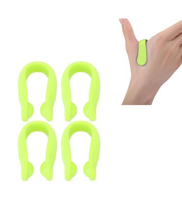 4-Piece Acupressure Clips for Stress Relief & Migraine Prevention - Adjustable Pressure Nylon Magnetic Material (Green) - Buy Online on GoSupps.com