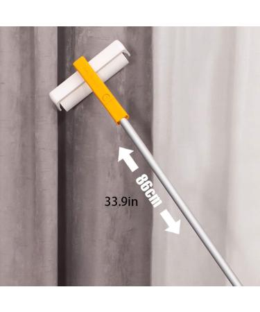 16cm Large Surface Lint Roller - Extendable Handle 60 Sheets Fur Removal Tool for Home & Travel (Yellow - Buy Online on GoSupps.com