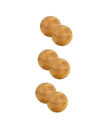 FOMIYES 6 STK massage globe Face scooter Hand massage device Massage tools foot massager Massage balls for hand exercises body massager palm massage ball wood wooden thuja fitness backing