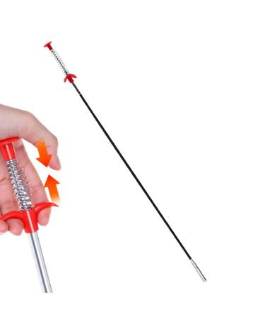 Toilet Unclog Tool - Hose Removal Plumbing Stick with 4 Claws for Unclogging - Reaching Assist Grabber Pick Up Tool for Cleaning Bathroom Kitchen Shower Drain Haoying 0.9 Meters