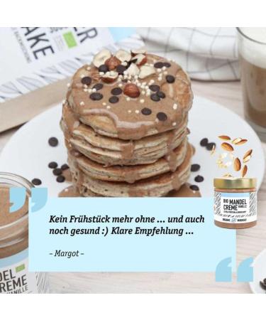 Organic Bio-Almond & Whey Protein Cream with Vanilla | Low-Carb Sugar-Free 190g - Buy Online on GoSupps.com