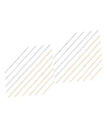 FRCOLOR Nail Art Chain Jewellery Nail Decoration Nail Charms Nail Jewellery Charms for Nail Accessories Nail Art Chain Jewellery Nail Chain Jewellery Metal Decoration Jewellery Chain 3D Copper Chain