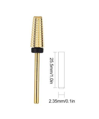 Wolfram Steel Nail Drill - Multifunction Conical Nail Polishing Accessories for Dead Skin Removal | High-Quality Round Head X #5 - Buy Online on GoSupps.com