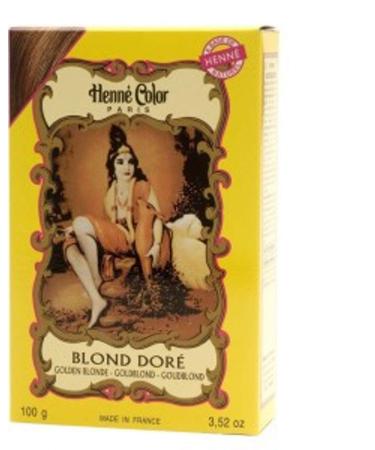 Henn Color: Golden Blonde (golden blonde) Henn Color (100 g) gold 100 g (1 pack) - Buy Online on GoSupps.com