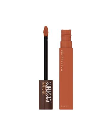 Maybelline New York SuperStay Matte Ink Liquid Lipstick, Coffee Edition, Caramel Collector, 0.17 Ounce 265 CARAMEL COLLECTOR 1 Count (Pack of 1)