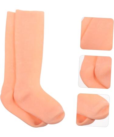 POPETPOP 1 Pair Moisturizing Foot Cover Cracked Heel Foot Care Moisturizing Socks Lotion Moisturizing Long Socks for Adult Spa Moisturizing Long Socks Ordinary Boots Elastic Stockings Sebs - Buy Online on GoSupps.com