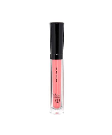 e.l.f. Cosmetics Tinted Lip Oil - Long Lasting Sheer Coverage, Non-Sticky, Hydrating, Coral Kiss 0.1 Oz - Buy Online on GoSupps.com