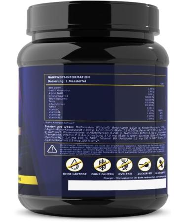 Buy Healthy Fusion Pre-Workout Supplement | Pure Beta Alanine L-Arginine Creatine | Boost Performance & Muscle Growth 300g - Buy Online on GoSupps.com