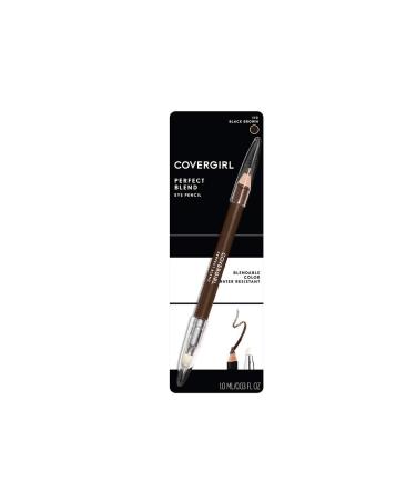 COVERGIRL Perfect Blend Eyeliner Pencil 110 Black Brown 0.03 Fl Oz, 2 Count - Long-Lasting Eye Makeup for Precision Application - Buy Online on GoSupps.com