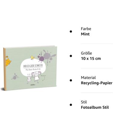 Big Sister Gift: Little Brother & Big Sister Book - Eco-Friendly Memory Album for Siblings - Buy Online on GoSupps.com