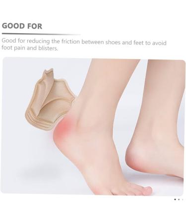 Buy FOMIYES Anti-Drop Half Size Heel Pads - 4 Pairs of Wear-Resistant Comfortable Foot Cushions & Stickers - Assorted Colors - International Shipping Available - Buy Online on GoSupps.com