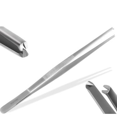 Professional tweezers straight 10.5 cm to 60 cm SELECTION with internal teeth NEW (50 cm)