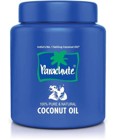 Parachute 100% Pure and Natural Unrefined Coconut Oil | No Chemicals & Added Preservatives | 200ml Jar