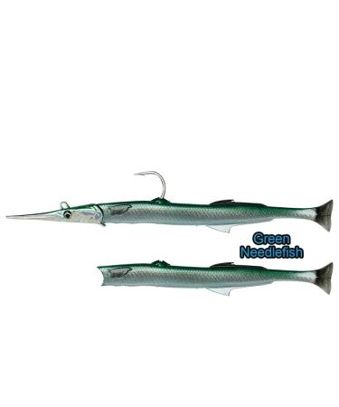 Savage Gear Needlefish Pulsetail 2+1 14cm 12g Green Needlefish 69693