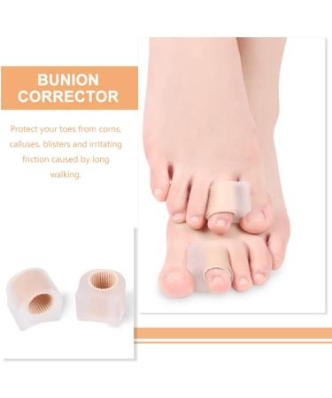 Beavorty Silicone Toe Sleeves Set - 6-Piece Thumb Splint & Toe Spacer Separators for Bunion Correction and Overlapping Toes - Buy Online on GoSupps.com
