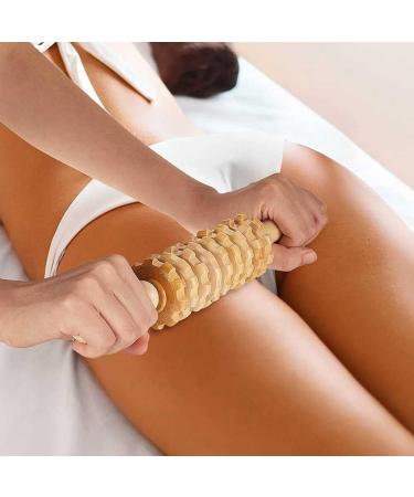 Premium Massage Tools: Wood Therapy Rollers & Anti-Cellulite Gua Sha Cups for Pain Relief & Lymphatic Drainage - International Shipping Available - Buy Online on GoSupps.com