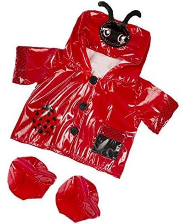 Ladybug Raincoat Teddy Bear Outfit (Size 8) - Adorable and Functional Gift for Kids - Buy Online on GoSupps.com