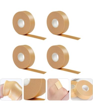 Healifty Invisible Tape Pads - 4 Rolls Soft Cushions for Women - Toe Protectors Against Pain and Blisters - Water Proof Tape for High Heels (Khaki) - Buy Online on GoSupps.com