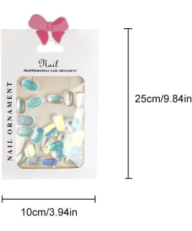 Charms DIY Crafts Aurora 3D Red Grey Nail Accessories Rhinestones Resin Nail Art(02) - Buy Online on GoSupps.com