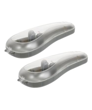 Beavorty 2 STK razor storage box razor container Travel Razor Fall Sortchable Razor bag suitcase for nail clippers Storage box for razor universal blade travel