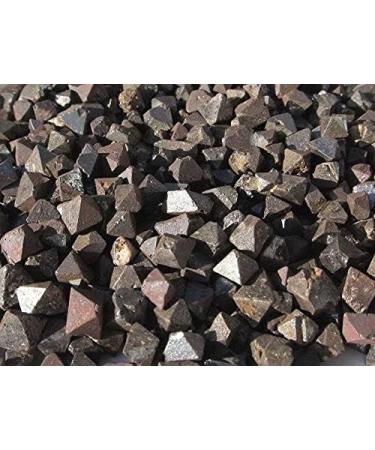 MK pke Magnetite Octahedron - 100g Natural Lodestone Rough Stones | Energy Stone | Size S - Iron Ore for Healing & Balance - Buy Online on GoSupps.com