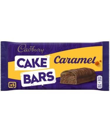  Cadbury Cadbury Caramel Cake Bars Pack of 5 150g - Buy Online on GoSupps.com