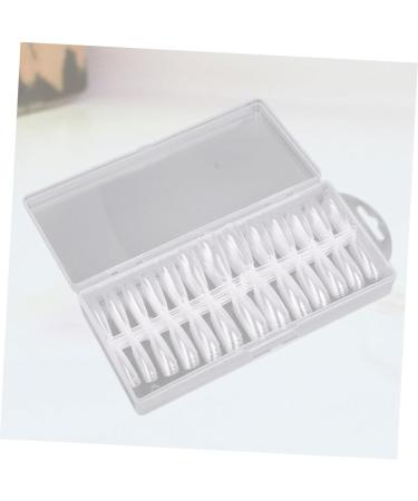 Mikinona 1 Set Transparent Nail False Nails Fake Nails Women Manicures Artificial Fingernails Nail Tips for Women - Buy Online on GoSupps.com