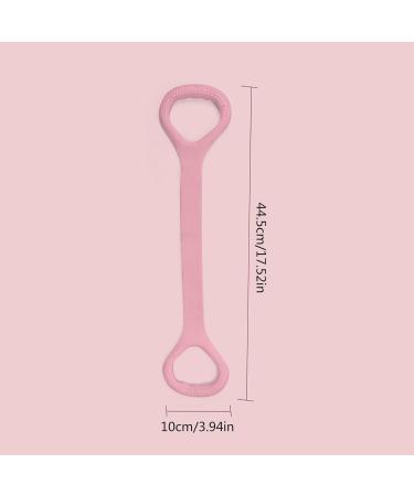Workout Muscle Pull Rope 8 Resistance Bands Yoga Fitness Elastic Rope Back Training Rope Open Neck Stretch Belt 8 Fitness Resistance Bands Back Training Tool Muscle Release Home Workout Aid Pink - Buy Online on GoSupps.com