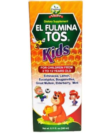 FULMINA TOS Kids Syrup (8.11 fl oz) JARABE para ni os Dietary Supplement Echinacea EL FULMINA TOS - Buy Online on GoSupps.com
