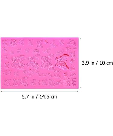 Lurrose Nail Tools - 2 Silicone Template Plates for DIY Nail Art | 3D Animal & Pebble Designs - Buy Online on GoSupps.com