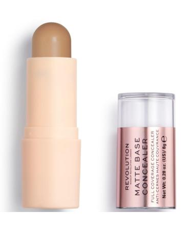 Revolution Matte Base Concealer C8 | Best Full-Coverage Concealer for Flawless Skin - International Shipping Available - Buy Online on GoSupps.com
