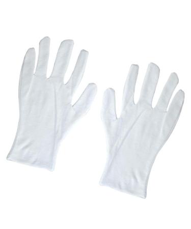 Ipetboom 12 Pairs Factory Gloves Cotton Gloves Work Lengthen White - Buy Online on GoSupps.com
