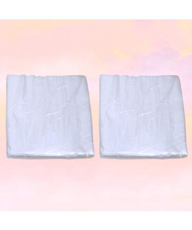 HOMSFOU Disposable Foot Tub Liners Thick Foot Soaking Bags for Spa Pedicure 80pcs (65x55cm) White - Buy Online on GoSupps.com