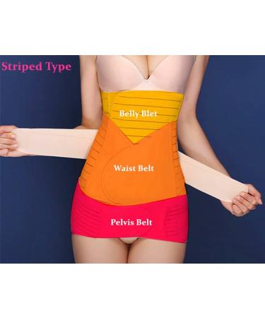 BIONICORE 3-in-1 Postpartum Belly Band Wrap | Abdominal Binder for Pregnancy Recovery | C-Section Postnatal Support Belt | Body Shaper (XXL Beige) - Buy Online on GoSupps.com