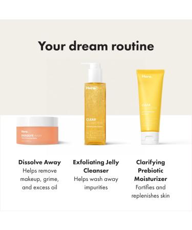HERO COSMETICS Dissolve Away Daily Cleansing Balm - Makeup Remover for Sensitive & Acne-Prone Skin | 2.2 fl oz | International Shipping Available - Buy Online on GoSupps.com