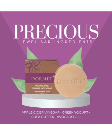 DorNee' Precious Jewel Yoni Soap 5 oz - Gentle Feminine Hygiene Cleansing Bar - Cold Pressed, Fragrance-Free, pH Balanced Formula for Women - Buy Online on GoSupps.com